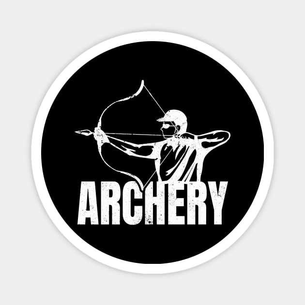 Archery Archer Magnet by Foxxy Merch